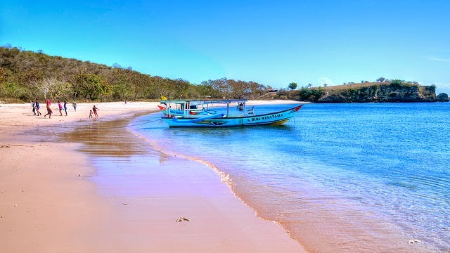 Pantai Tangsi Di NTB - Pantai Indah Dengan Pasir Berwarna Pink Pantai Tangsi Di NTB - Pantai Indah Dengan Pasir Berwarna Pink