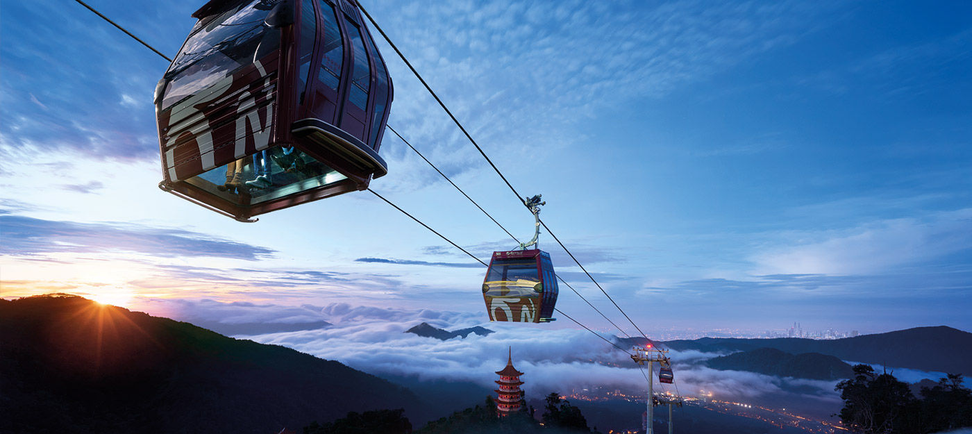 Awana Skyway - Kereta Gantung Dengan Dasar Kaca Di Malaysia