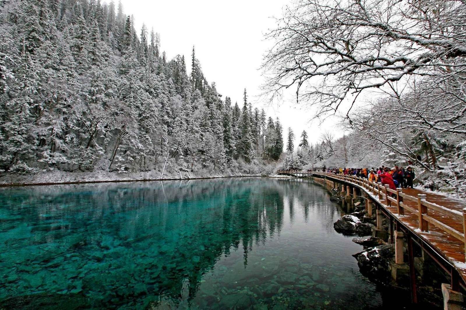 Danau Wuhua Hai, Danau Unik Di China Yak Tak Pernah Membeku
